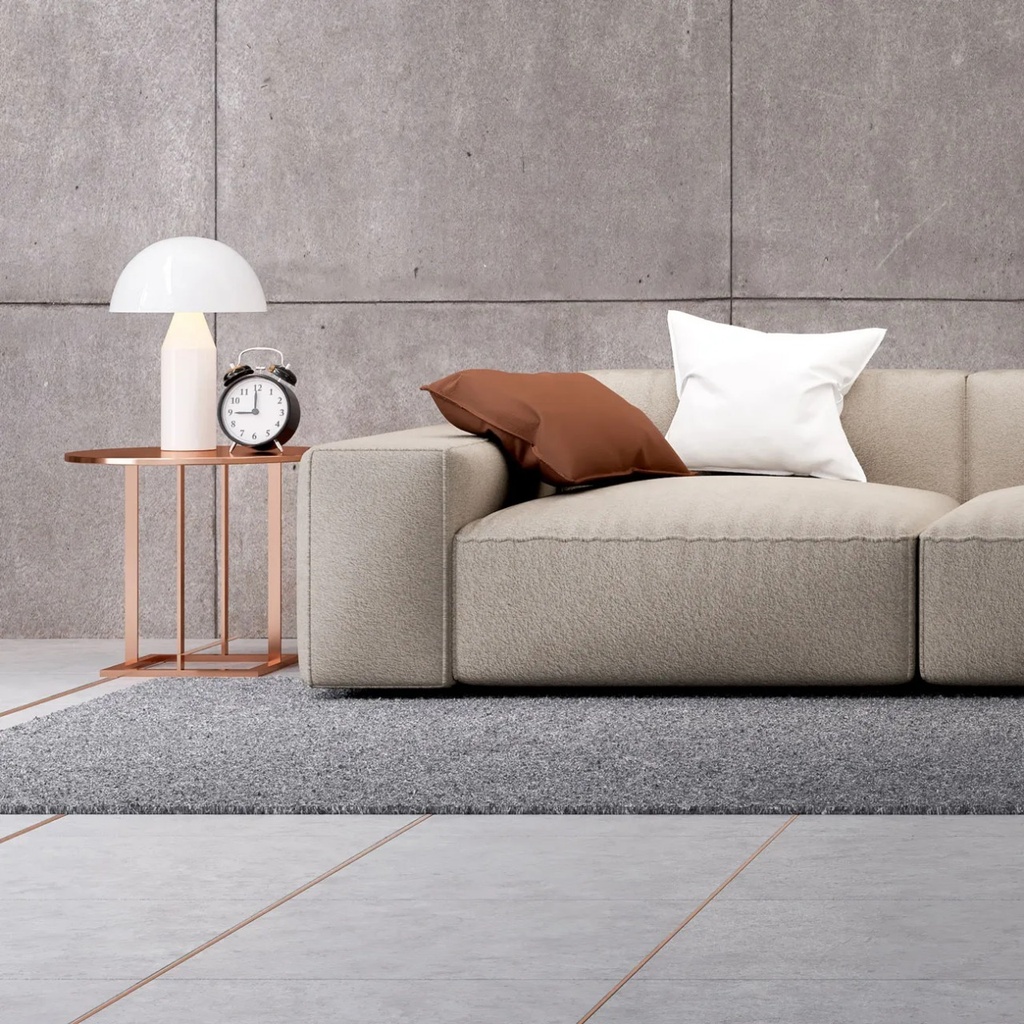 ACERO INOX. TERM. CUADR. 7 x 7mm  x 2,5m ORO ROSA ESM