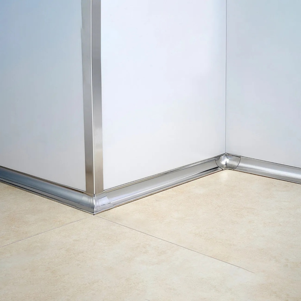 Esquinero Sanitario Interno Brillante 27 mm x 25 mm x 2,5 m