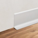 ALUMINIO ZOCALO SLIM 100MM X 2,5M CROMO MATE