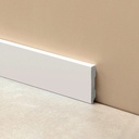 EPS ZOCALO PLANO 100MM X 2,44M BLANCO MATE