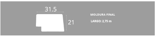 7555E EPSILON MOLDURA FINAL REVEST DE PARED WIDE 