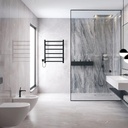 Toallero Eléctrico Cubic Flow Negro Mate 50 cm x 60 cm x 12 cm