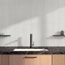 EPSILON REVEST DE PARED  SNAIL 250mm x 16mm x 2,75m BLANCO MATE