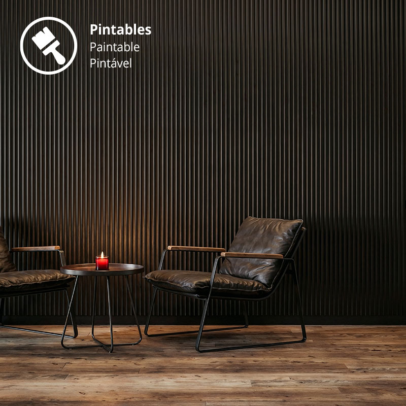 EPSILON REVEST DE PARED ROLLER  250mm x 13mm x 2,75m BLANCO MATE