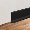 ALUMINIO ZOCALO SLIM 100MM X 2.5M NEGRO MATE