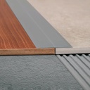 ALUMINIO SEPARADOR 39mm x 2,5m PLOMO MATE