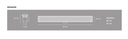 Rejilla Desagüe Ducha Acero + Abs Mate Lineal Atrim 60cm Rio