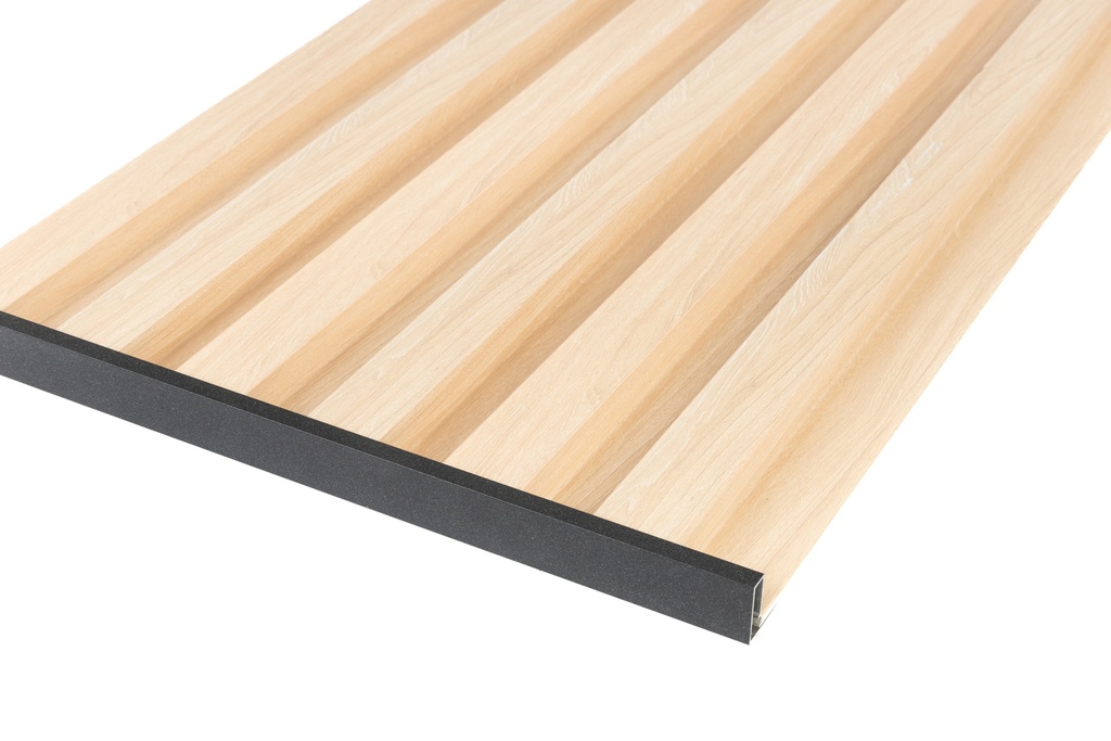 Aluminio Guardacanto Quadra Rev 8 x 14 mm x 2,75 m-Cromo mate