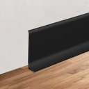 Zócalo Aluminio Negro Mate Slim Atrim 10 Cm 2066 X 2,5 Metros