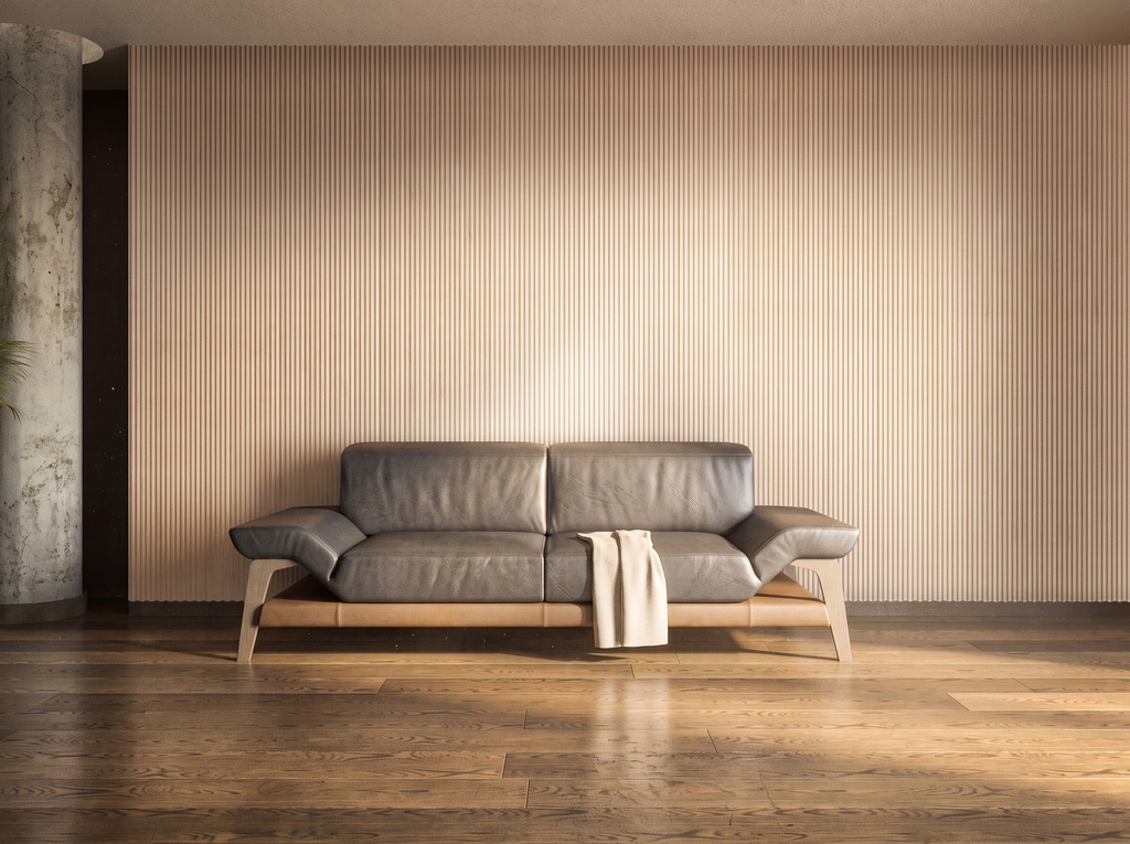 7577E EPSILON REVEST DE PARED ZIGZAG 130x12mm x 2,75 m Roble Arena