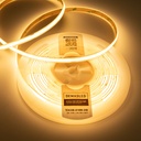 Tira LED COB 24V 11W/m Blanco Cálido 924lm/m 480 LEDs/m 8mm IP65, 5m