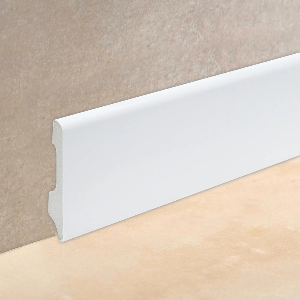 EPSILON ZÓCALO WING 80mm x 15mm x 2,44m BLANCO MATE