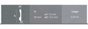 EPSILON ZÓCALO WING 80MM X 15MM X 2,44M BLANCO MATE