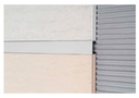 ALUMINIO LISTELLO LUXOR 8x20mm x 2,45m CR MATE