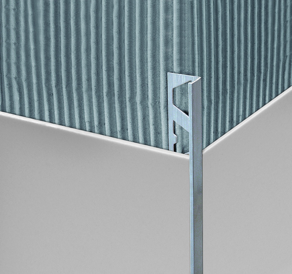 ALUMINIO VARILLA EN L 10mm x 2,5m NEGRO