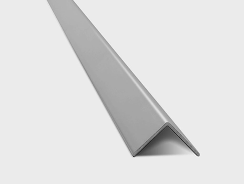 ALUMINIO TAPACANTO 16x16mm x 2,5m CROMO MATE