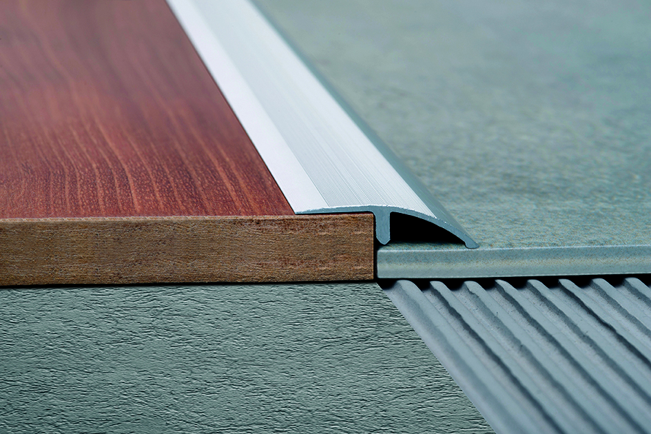 ALUMINIO TAPADESNIVEL 41mm x 2,5m PLOMO MATE