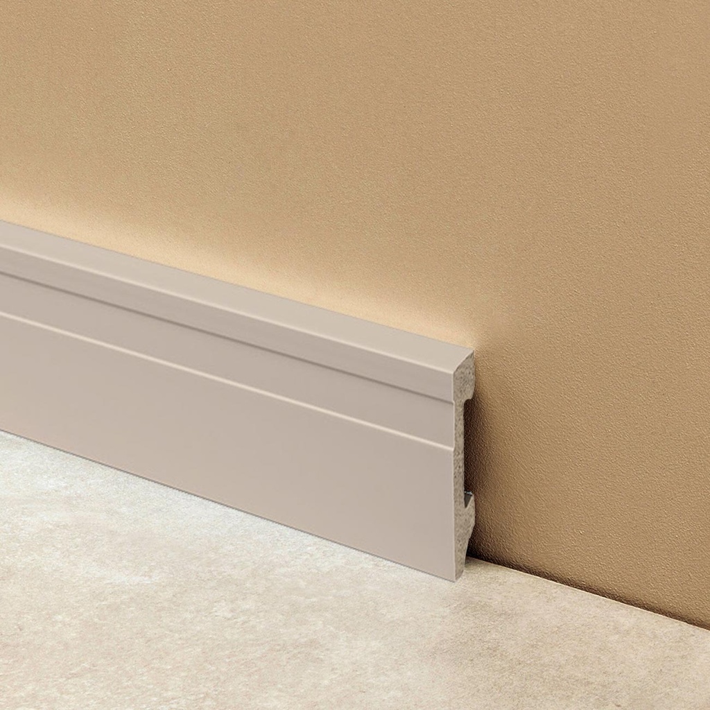 EPS ZÓCALO LINE 70mm x 2,5m VISÓN MATE