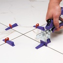 ESPACIADOR AUTONIVELANTE CUÑA CHICA VIOLETA -PAQx150PCS