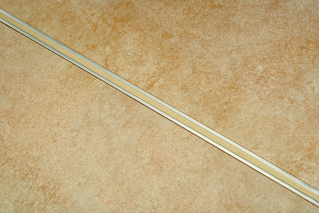 ALUMINIO JUNTA DILATAC. 12mm x 2,5m BEIGE PU