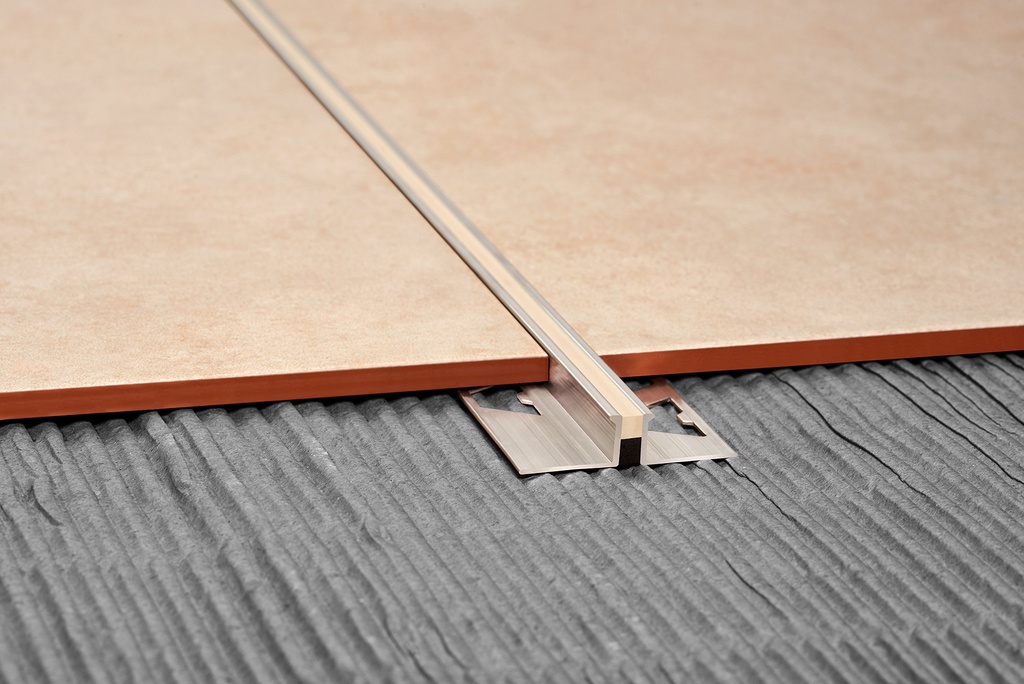 ALUMINIO JUNTA DILATAC. 12mm x 2,5m BEIGE PU