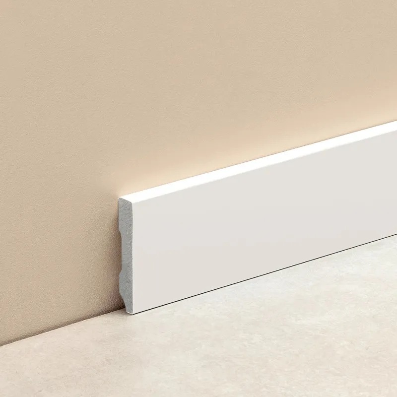 EPSILON ZÓCALO/CONTRAMARCO SQUARE 50mm x 10mm x 2,44m BLANCO MATE