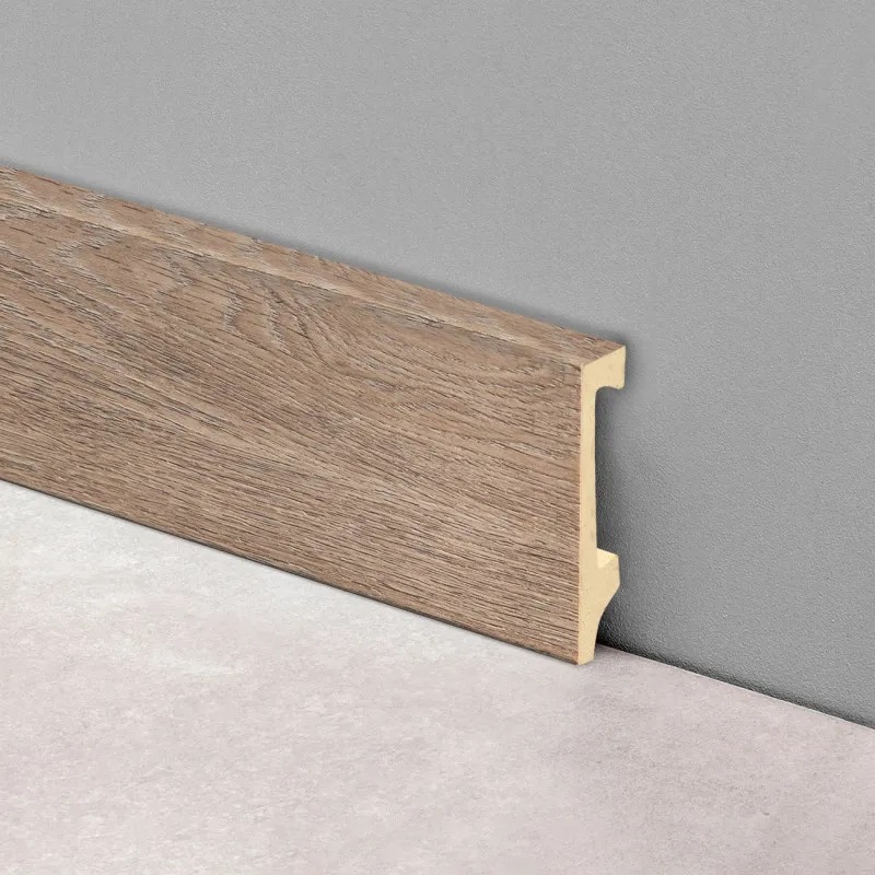 EPSILON ZÓCALO PLAIN 70mm x 15mm x 2,44m ROBLE OSCURO