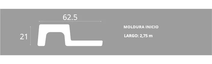 7557E EPSILON MOLDURA INICIO REVEST DE PARED WIDE 