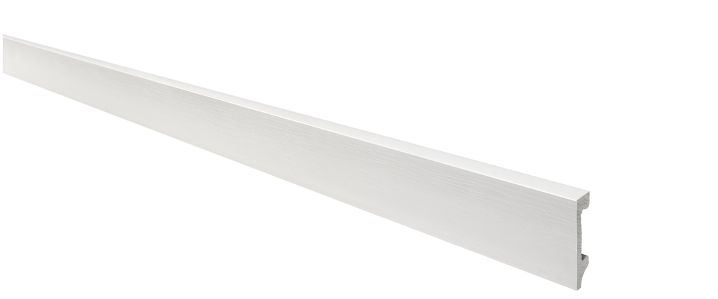 EPSILON ZÓCALO PLAIN 70MM X 2,44M BLANCO TEXTURADO