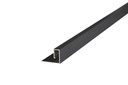 Aluminio Guardacanto Quadra Rev 8 x 17 mm x 2,75 m-Niquel Stone
