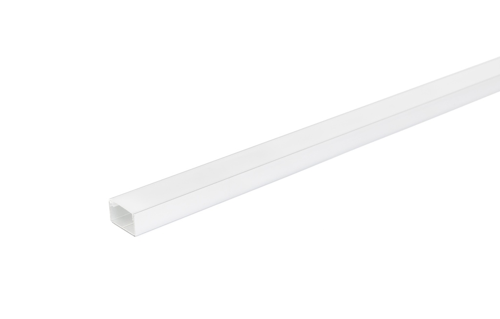 Aluminio Listello LED embutible 3801 Rev 23 x 13 mm x 2,75 m - Cromo mate