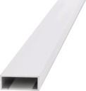 ALUMINIO LISTELLO LUXOR 8x20mm x 2,45m CROMO MATE