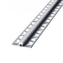 Varilla Junta Dilatación Aluminio Gris 1755 10 Mm Atrim 2,5m