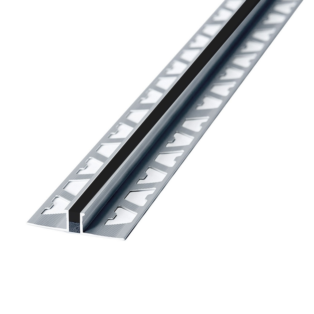 Varilla Junta Dilatación Aluminio Negro 1758 10mm Atrim 2,5m