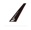 Varilla Guardacanto Arco Aluminio Negro 1968 12 Mm Atrim