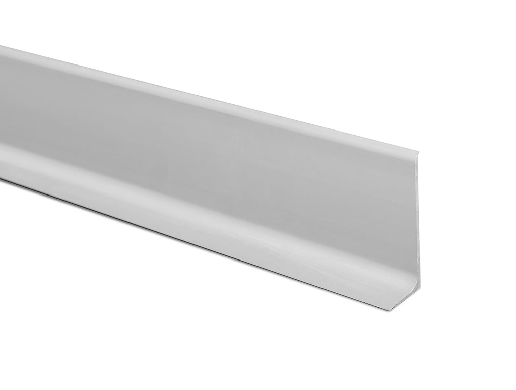 ALUMINIO ZOCALO SLIM 60mm x 2,5m CROMO MATE