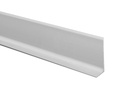 Zócalo Aluminio Cromo Mate Slim Atrim 6 Cm 2063 X 2,5 Metros