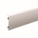 Zocalo Aluminio Cromo Mate Apolo Atrim 7 Cm 2073 X 2,5metros