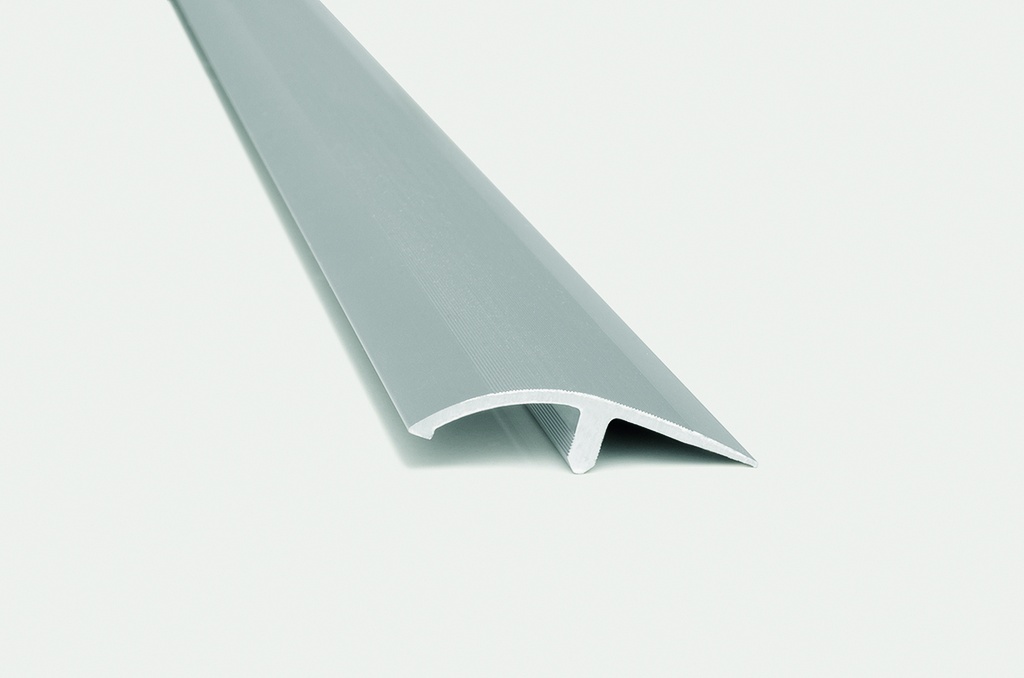 ALUMINIO TAPADESNIVEL 41mm x 1m PLOMO MATE