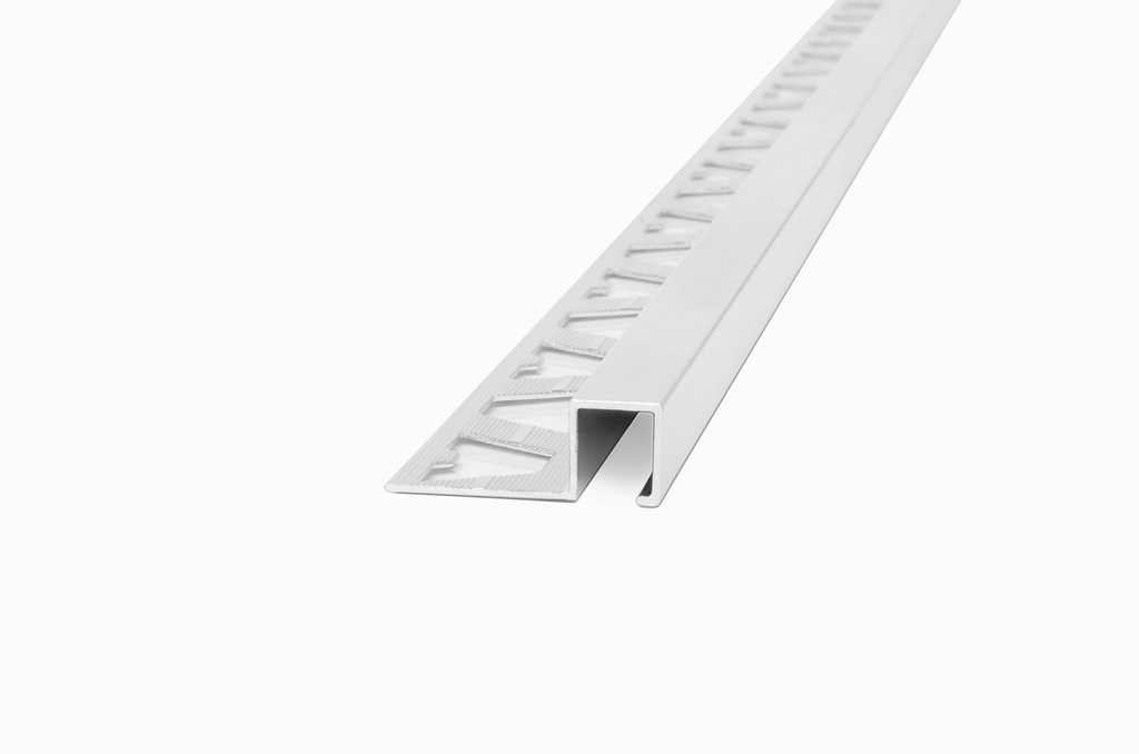 Varilla Guardacanto Quadra Aluminio Brillant 3461 12mm Atrim