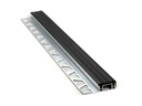 Protector Escalón Escala Aluminio Negro 3924 10mm Atrim