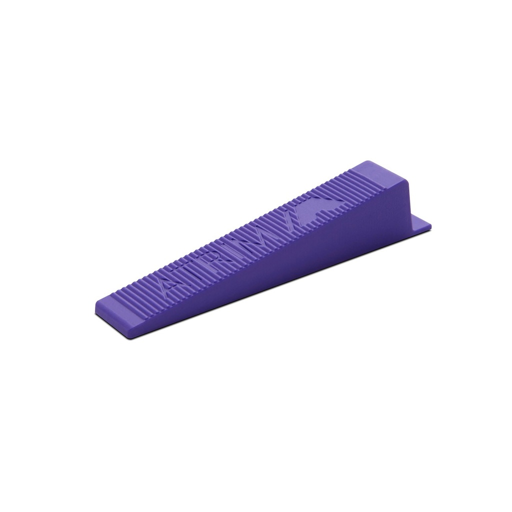 NIVELATOP CUÑA NIVELADORA CON LOGO VIOLETA - PAQ x 150PCS
