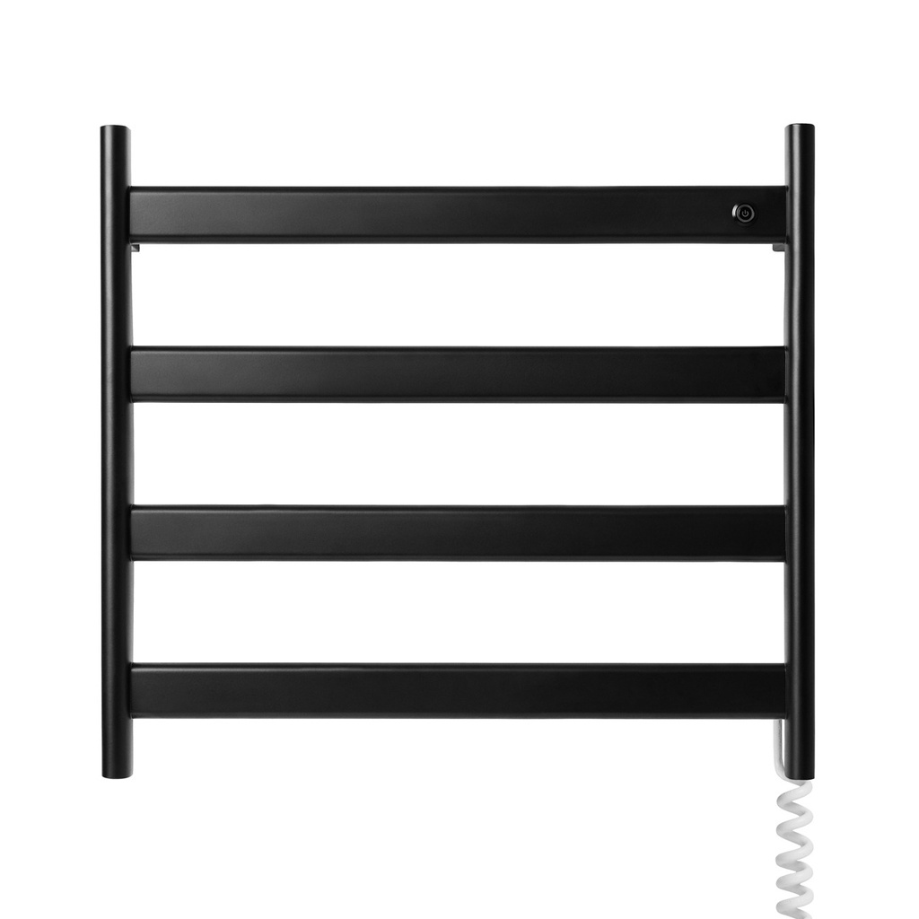 Toallero Acero Negro Mate Eléctrico Atrim Coco 1132 49x45cm