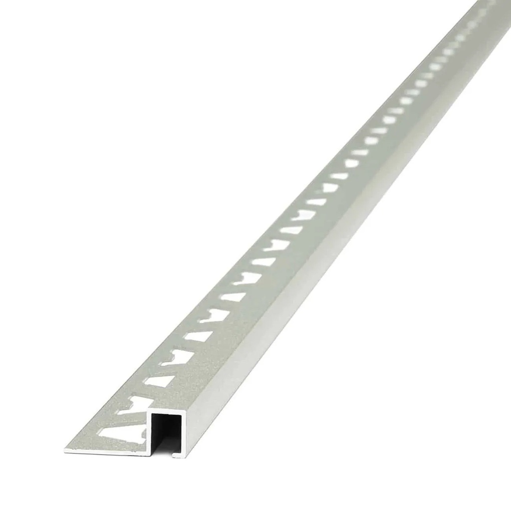 ALUMINIO QUADRA 10x10mm x 2,5m MARFIL STONE