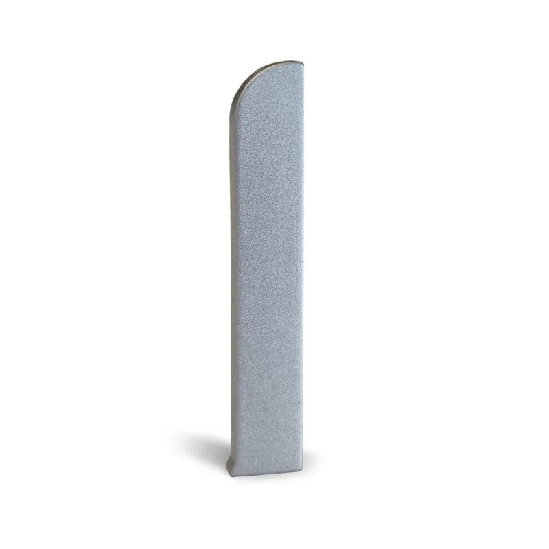 ALUMINIO TERMINAL APOLO DERECHO 70mm CROMO MATE