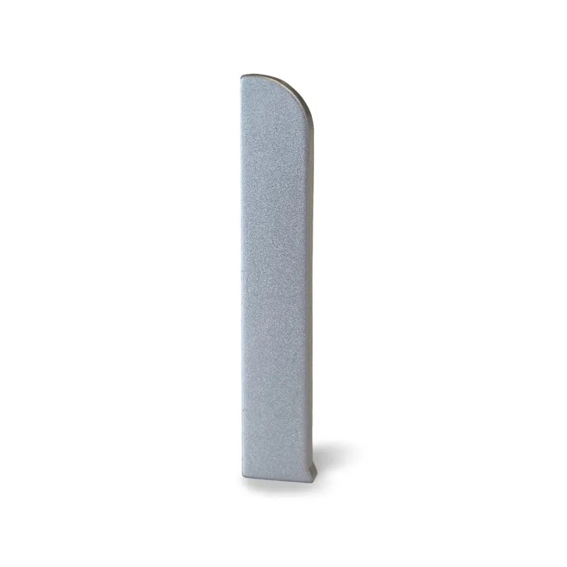 ALUMINIO TERMINAL APOLO IZQUIERDO 70mm CROMO MATE