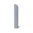 ALUMINIO TERMINAL APOLO IZQUIERDO 70mm CROMO MATE