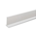 ALUMINIO ZOCALO SLIM 100MM X 2,5M CROMO MATE