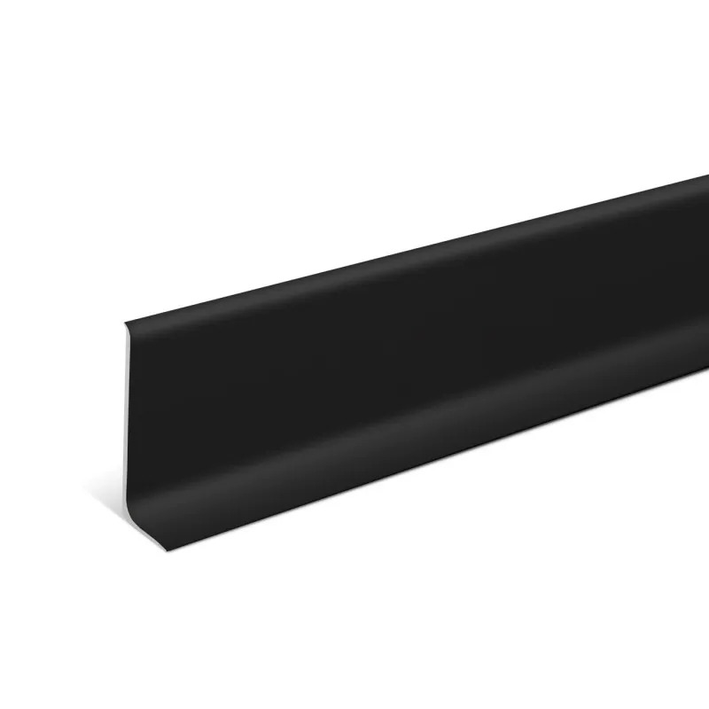 ALUMINIO ZOCALO SLIM 100MM X 2.5M NEGRO MATE