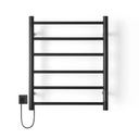 Toallero Electrico Coco Flow Negro Mate 50 cm x 60 cm x 12 cm